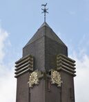 De toren van de kerk met de monumentale klokken.
<br/>
Richard Keijzer, 2015-06-18